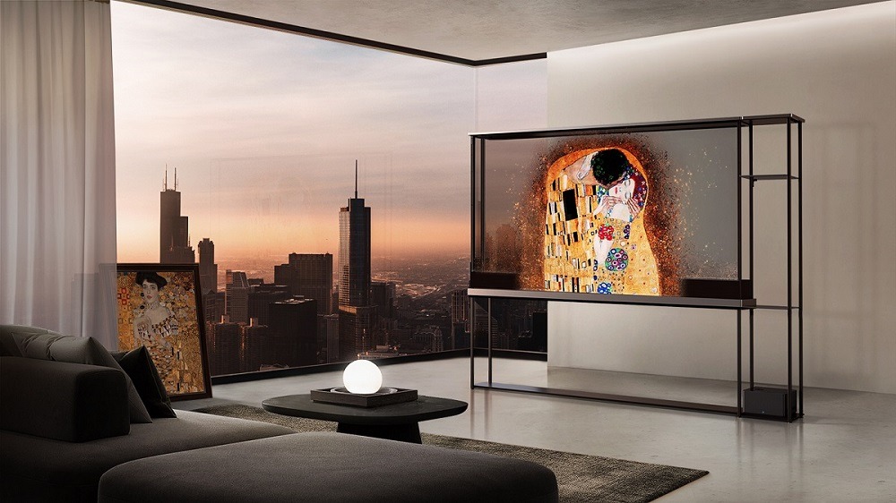LG SIGNATURE OLED T átlátszó tévé
