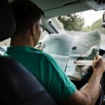 belső tér önvezető autóban