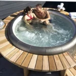 süllyesztett masszázsmedence jakuzzi