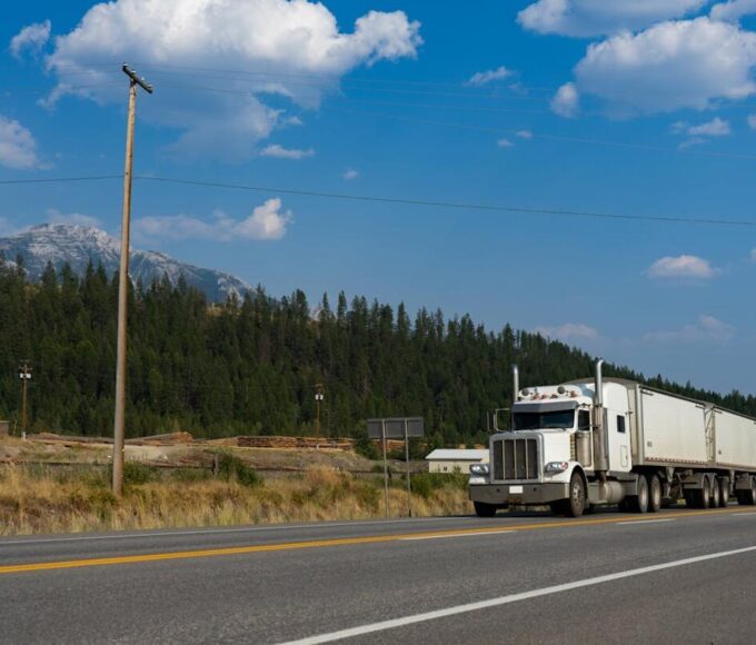 kamionos közlekedés