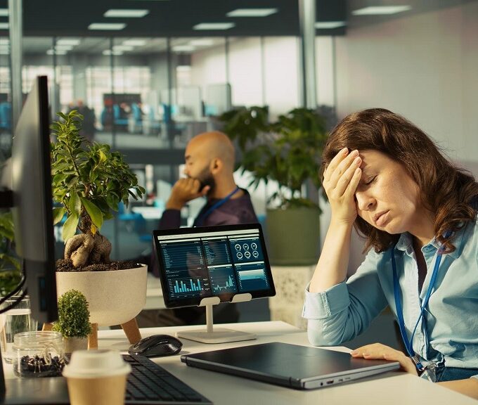 Kiégés technostressz miatt